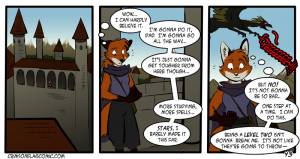 Sierra's first appearance, drawn by Tod.